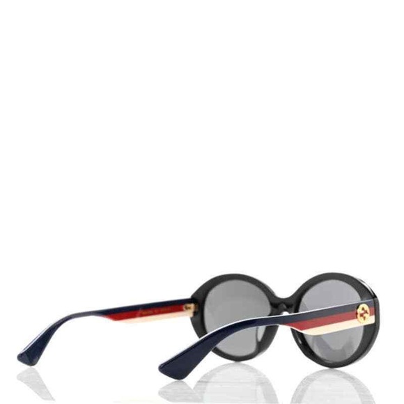 GUCCI ROUND WEB SUNGLASSES GG0279SA BLACK - Picture 4 of 6